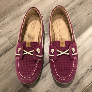 Purple Sperry Top-siders